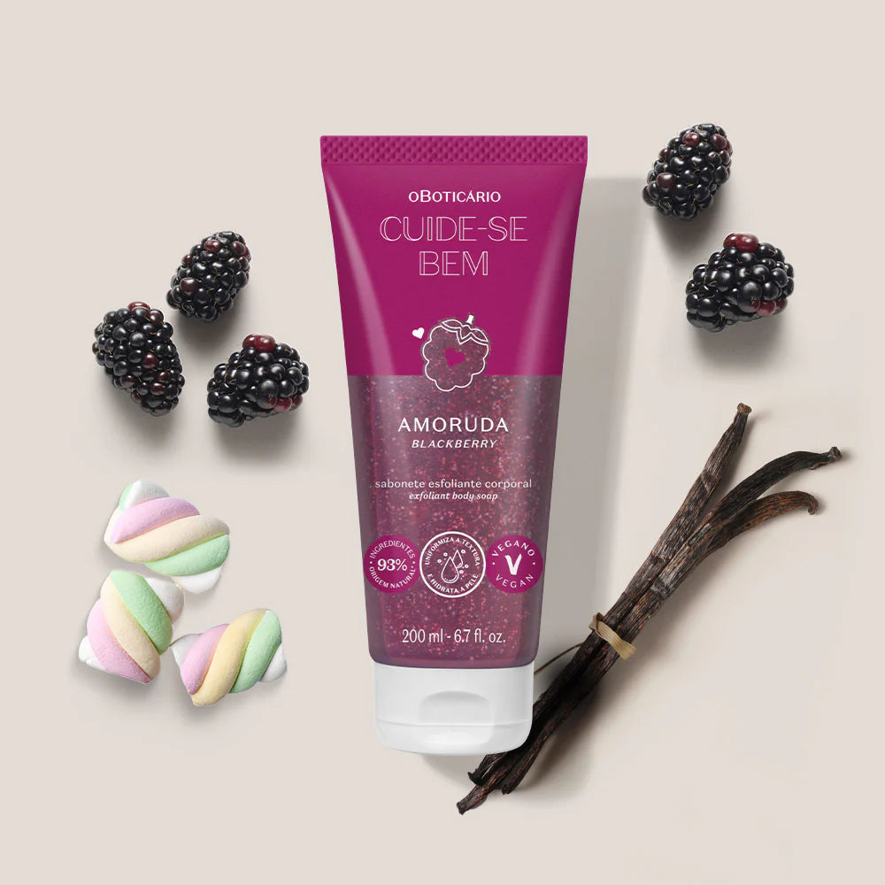 Gel de Banho Esfoliante Corporal Cuide-se Bem Amoruda 200ml