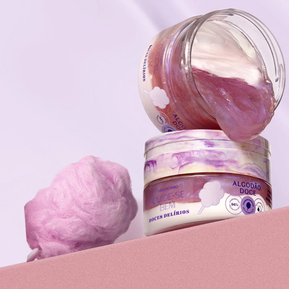 Creme Duo Hidratante Corporal Cuide-se Bem Doces Delírios, 200g