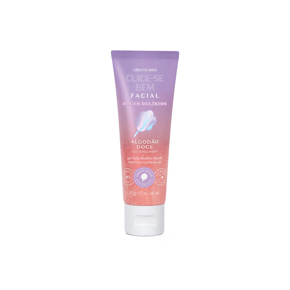 Gel Hidratante Facial Cuide-se Bem Doces Delírios, 50g