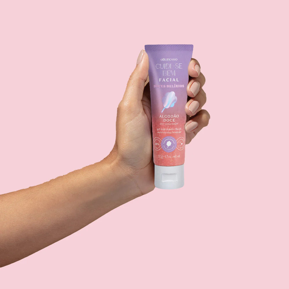 Gel Hidratante Facial Cuide-se Bem Doces Delírios, 50g
