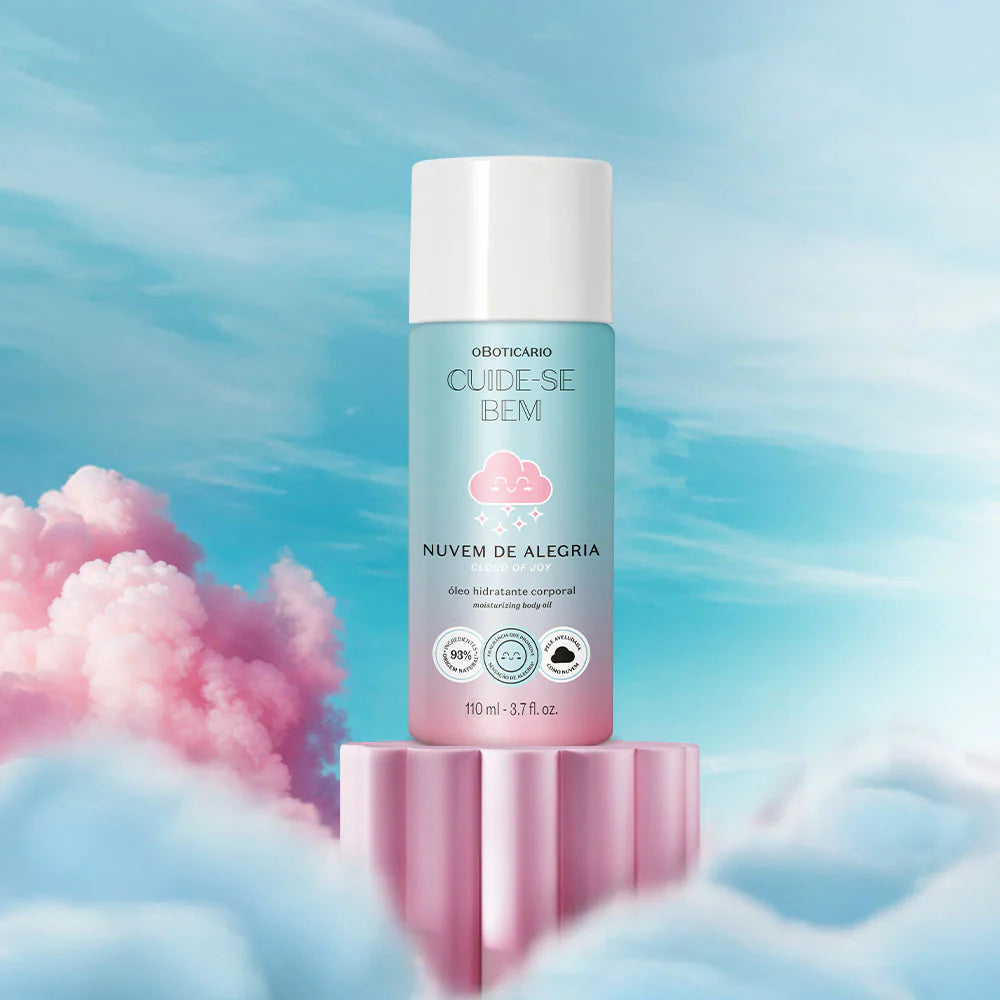 Óleo Hidratante Corporal Cuide-se Bem Nuvem de Alegria, 110ml
