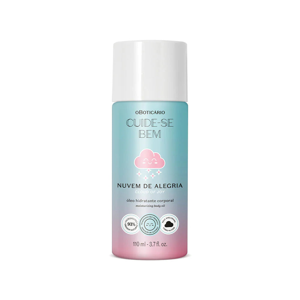 Óleo Hidratante Corporal Cuide-se Bem Nuvem de Alegria, 110ml